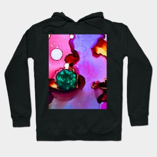 glass pink and bubble Hoodie